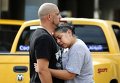 Родственники жертв и пострадавших при стрельбе в Орландо