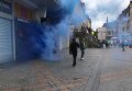 Нападение немецких фанатов на украинских болельщиков