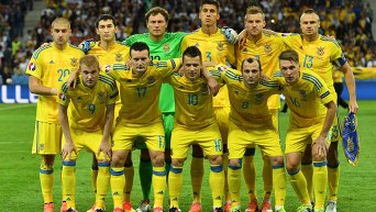 Игроки сборной Украины.