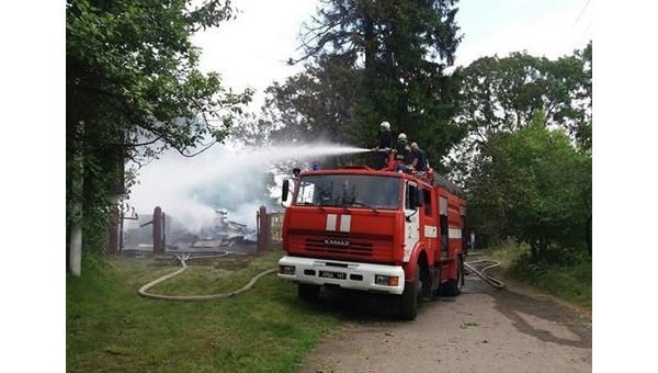 Пожар в Житомирской области