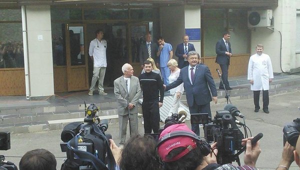 Встреча Порошенко с Афанасьевым и Солошенко