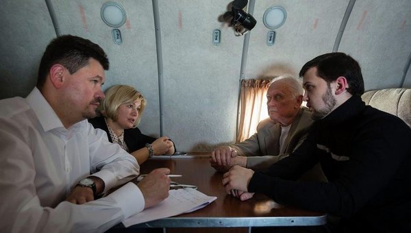 Святослав Цеголко, Ирина Геращенко, Юрий Солошенко и Геннадий Афанасьев