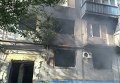 Последствия попадания снаряда в жилой дом в Красногоровке
