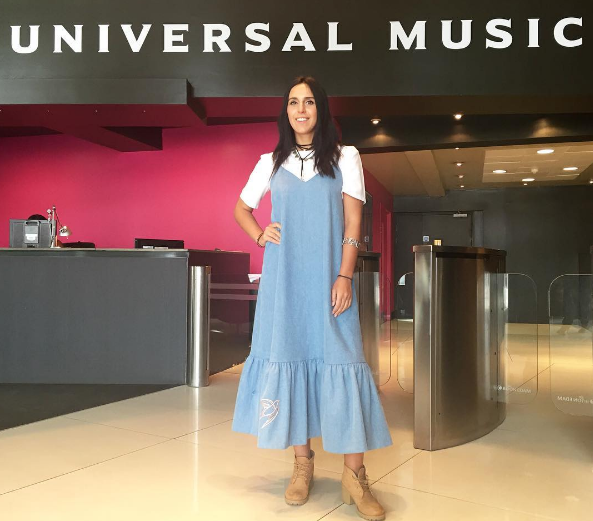 Джамала на музыкальной студии Universal Music Group