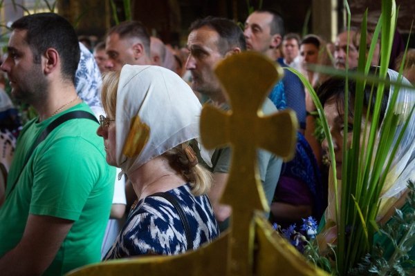 Празднование Троицы во Владимирском соборе в Киеве