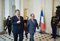 Петр Порошенко и Франсуа Олланд в Париже