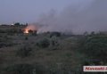 Пожар на свалке в Николаеве. Видео