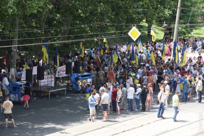 Антитрухановский митинг в Одессе