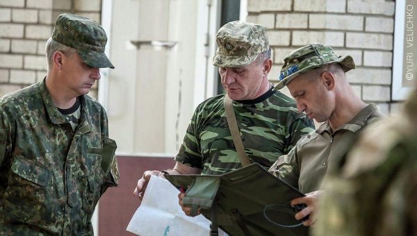 Позиции бойцов батальона Донбасс в Марьинке