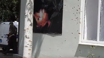 Теракт в центре Донецка. Видео