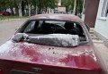 Взрыв на территории травматологического центра в Донецке