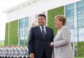 Владимир Гройсман и Ангела Меркель в Берлине