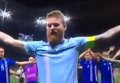 Танец викингов исландцев после победы над сборной Англии