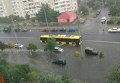 В Киеве затопило Троещину