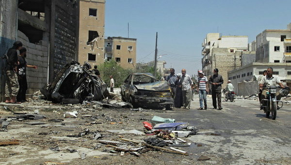 Ситуация в городе Идлиб, Сирия. Архивное фото