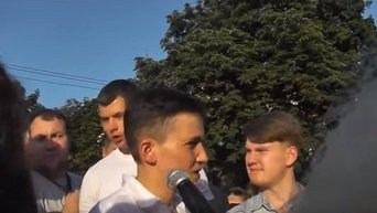 Савченко во Львове назвала глупостью призывы к наступлению в Донбассе. Видео