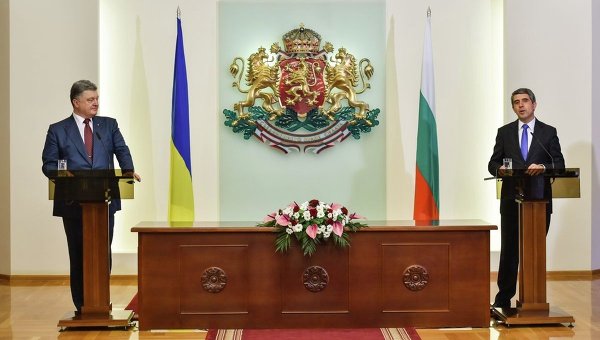 Петр Порошенко и президент Болгарии Росен Плевнелиев