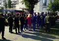 Полиция у памятника Щорсу в Киеве