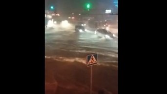 Ростов на Дону , потоп от дождя. Видео