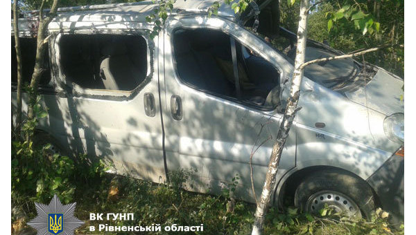 Пять детей пострадали в ДТП в Ровенской области Украины