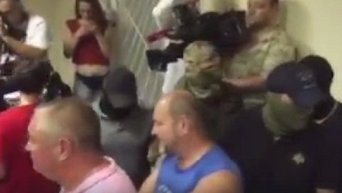 Ситуация в Печерском суде Киева, где рассматривается дело основателя батальона Айдар. Видео