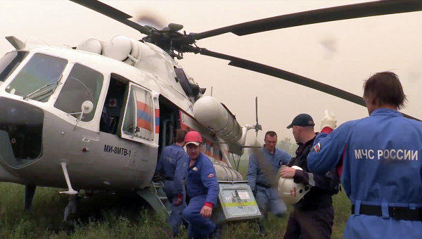 Поиск пропавшего в Иркутской области самолета Ил-76 МЧС России