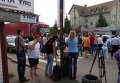 Митингующие перекрыли трассу в Польшу во Львовской области