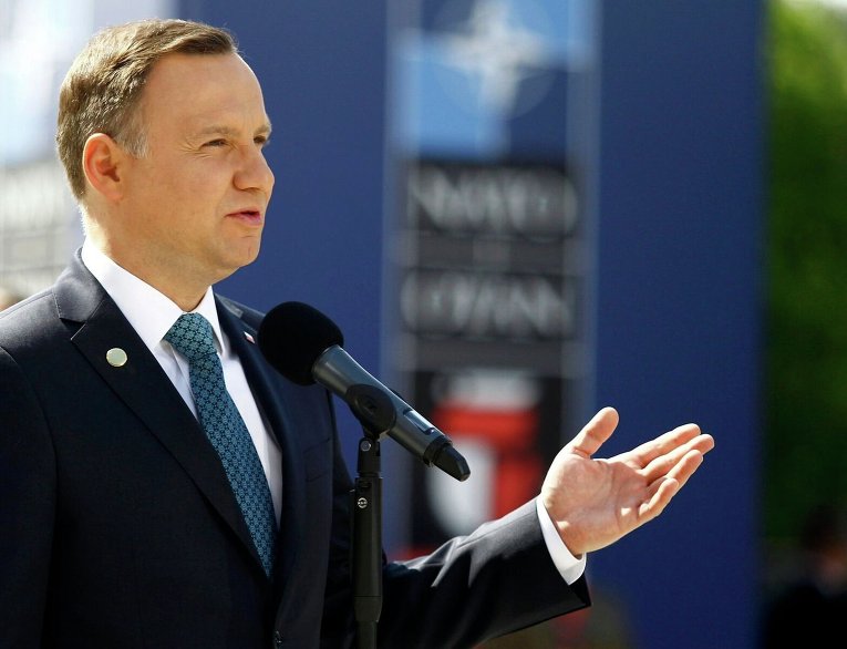 Анджей Дуда на саммите НАТО в Польше