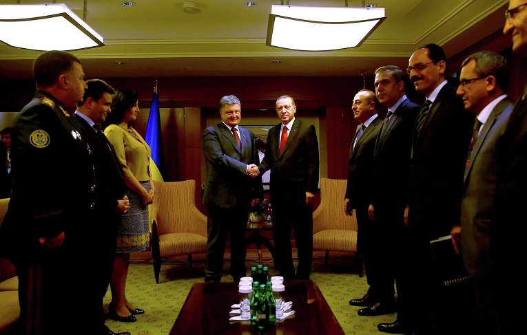 Встреча президента Украины Петра Порошенко и президента Турции Реджепа Тайипа Эрдогана