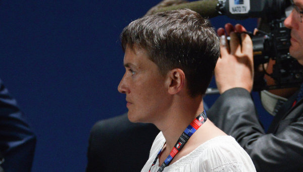 Депутат Верховной Рады Украины Надежда Савченко на саммите НАТО в Варшаве