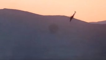 Боевые действия в Пальмире. Гибель российского Ми-25. Видео