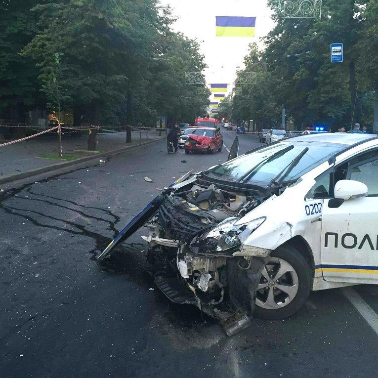 ДТП в Харькове с участием машины полиции