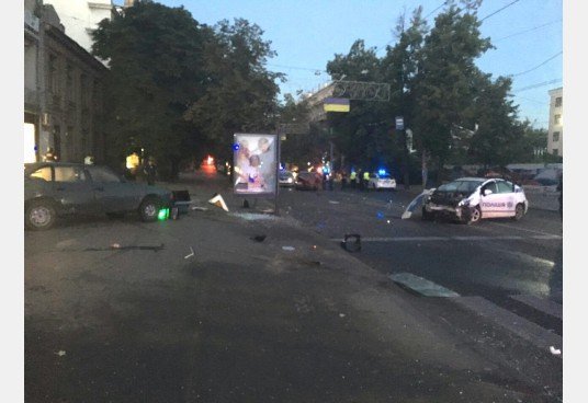 ДТП в Харькове с участием машины полиции