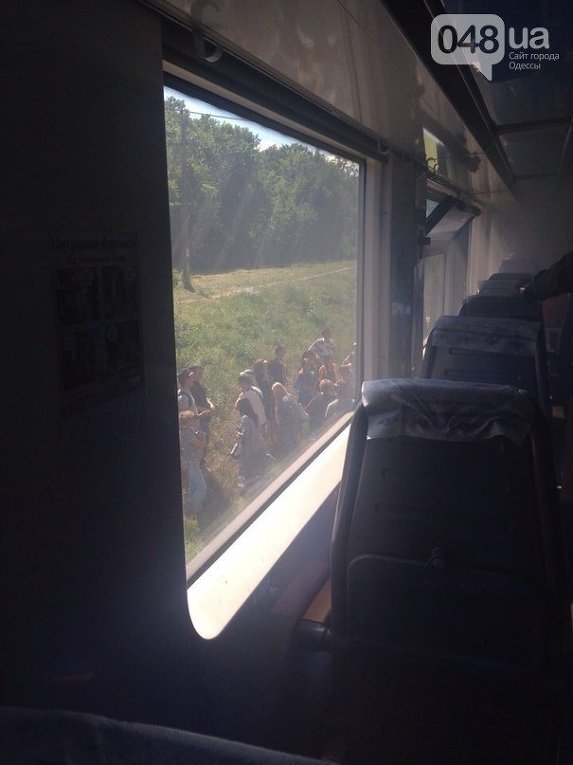 Задымление в вагоне Интерсити Киев-Одесса