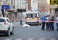 На месте убийства мужчины в Харькове