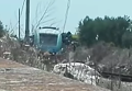 Лобовое столкновение двух поездов в Италии: первые кадры с места ЧП. Видео