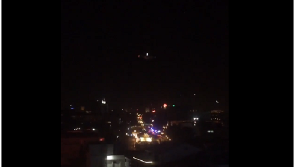 Военный вертолет над Анкарой
