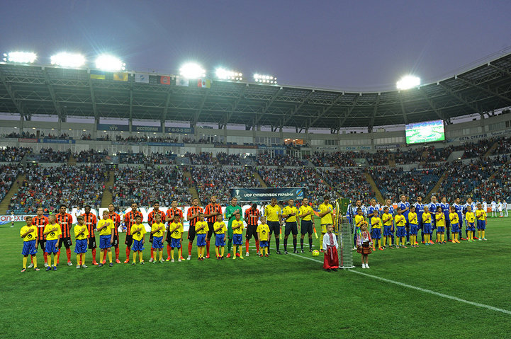 Суперкубок Украины по футболу. Динамо победило Шахтер