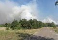 Пожар в зоне отчуждения в Чернобыле