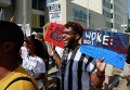 Протестная акция Shut down Trump & RNC в Кливленде