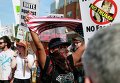 Протестная акция Shut down Trump & RNC в Кливленде