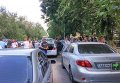 Атака на полицейское управление в центре Алма-Аты