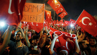 Митинг в поддержку Эрдогана