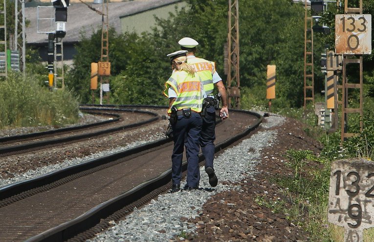 Нападение на поезд в Германии