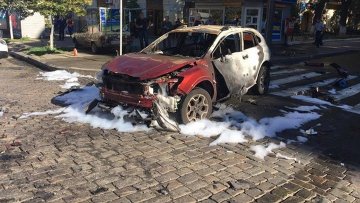 Машина, в результате взрыва которой погиб Павел Шеремет