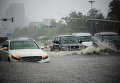 Наводнение после сильных дождей в Пекине, Китай