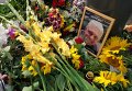 Цветы на месте гибели Павла Шеремета