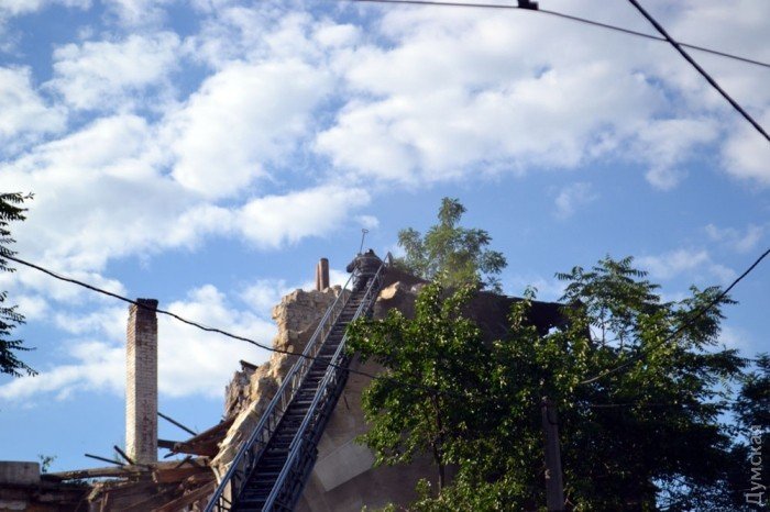Обрушение Масонского дома в Одессе