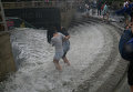 Наводнение в Китае, вызванное сильными дождями
