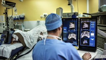 Сканирование части тела больного